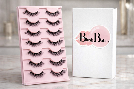 Blush Babes™ Natural Lash Extensions – 10-Pair Set